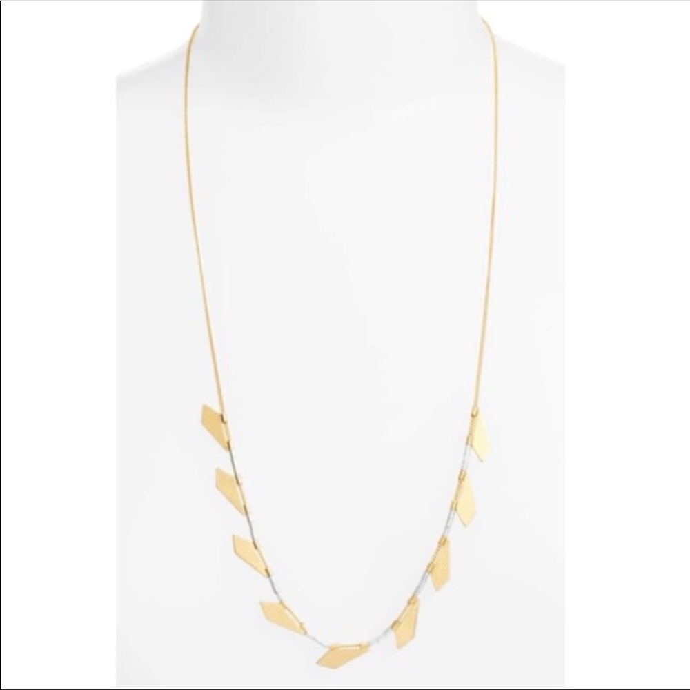 Madewell dainty geometric neclace